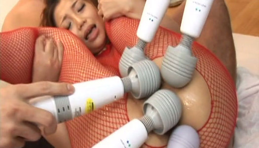 Angelic Japanese babe Yuki Takizawa takes part in wild gangbang orgy porn pics