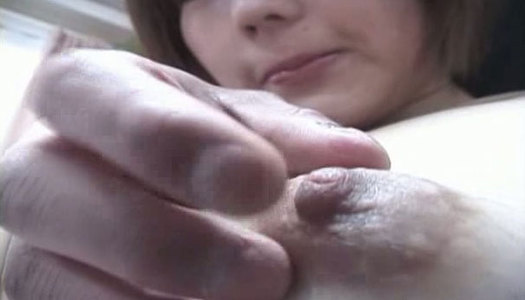 Chubby face chick Shinobu Kasagi is getting pleasured on a casting porn pics