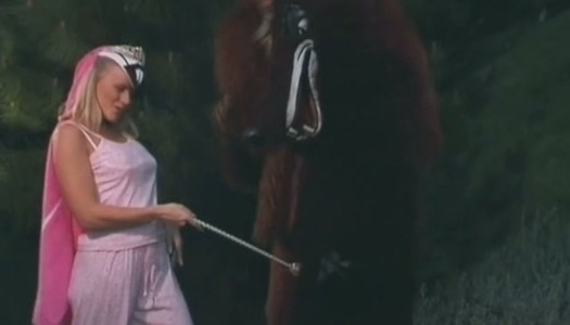 Lea de Mae gives a head to dudes in Godzilla costumes porn pics