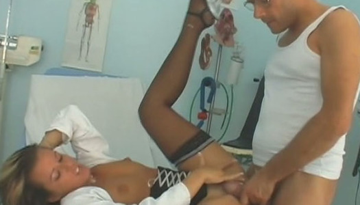Salty nurse gets fucked by doctor porn pics
