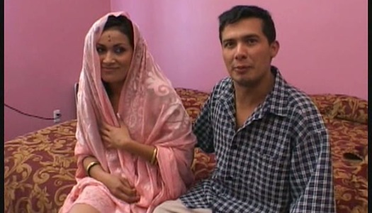 Indian cockold gives his girlfriend Cavita to white guys for gangbang porn pics