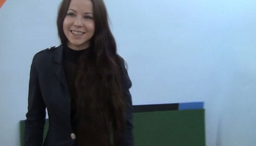 A lovely pick up catch of a New Year brunette chick porn pics