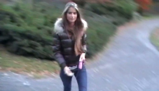 Leggy girlfriend gets her   pussy fucked outdoors porn pics