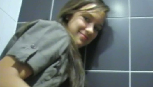 Amateur couple fucking in the public toilet room porn pics