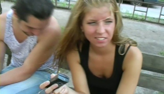 Sexy teen getting her breasts fondled and face fucked porn pics