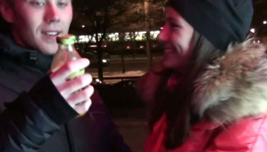 Skanky brownhead girl Nickel is having passionate sex in the public toilet porn pics