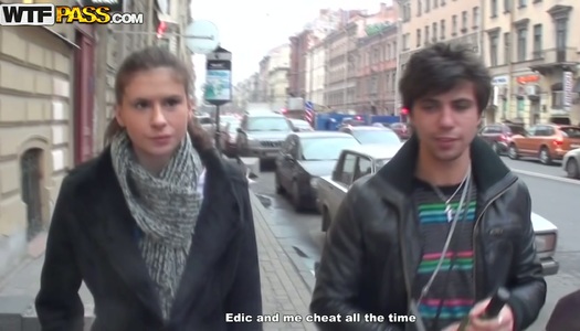 Slutty Russian bitch Tanata gets her tits mauled hard porn pics