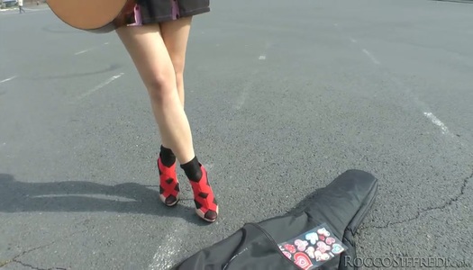 Horny guy picks up a young musician on a street porn pics