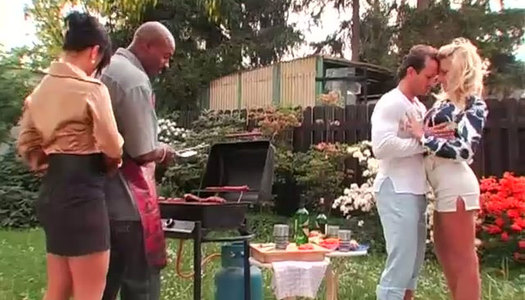 Barbecue party turns into a hot group fuck with sexy dick hungry sluts porn pics