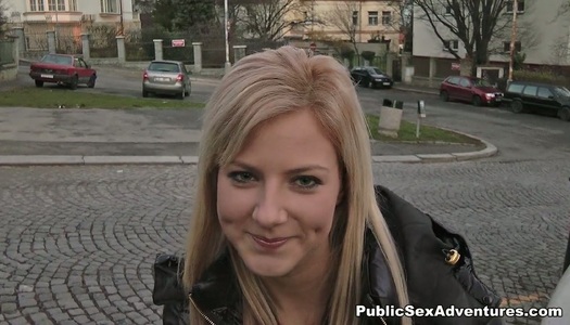 Trashy blonde chick gives a head and gets nailed in a missionary position porn pics