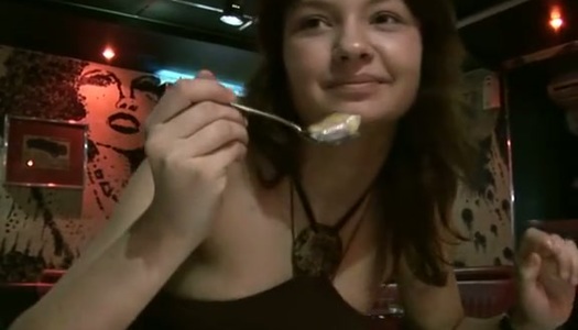 Dirty brunette amateur sucks a small stiff penis in pov sex video porn pics