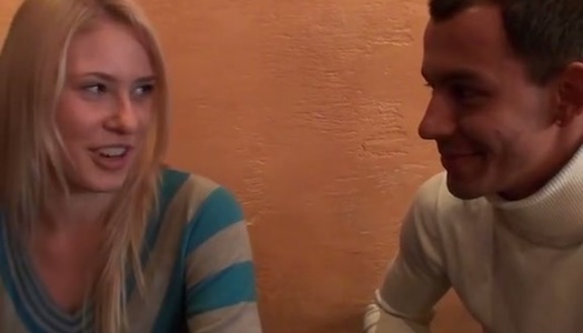 Charming blonde kitty gives hot blowjob to her horny boyfriend porn pics