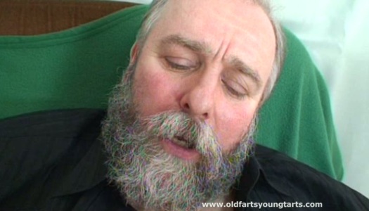 Dirty-minded slut Michaela agrees to have hot threesome with nasty old couple (FFM) porn pics