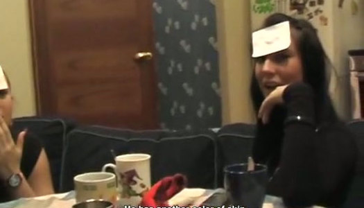 Dirty-minded brunette turns a game into a tough doggy fuck on the bunk bed porn pics