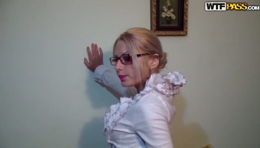 Gorgeous amateur blondie stripteases on cam in her room porn pics