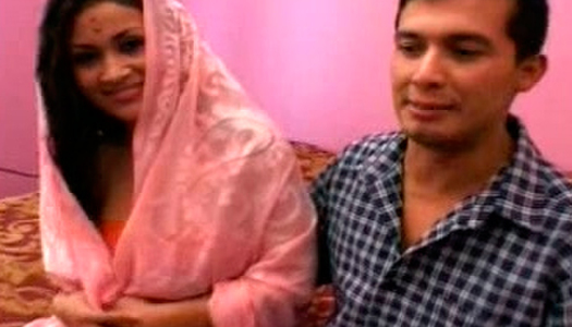 Bodacious Indian nympho blows two cocks like a seasoned pro porn pics