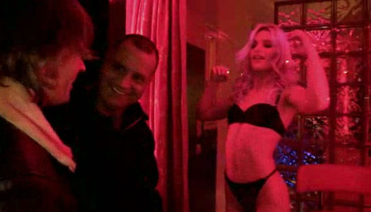 French tourist gets his dick worshipped by hot blonde slut porn pics