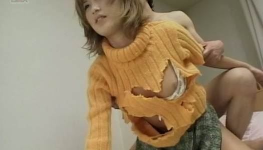 Light haired Japanese housewife takes it doggystyle porn pics