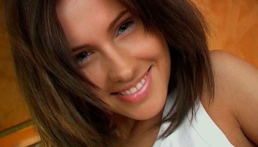 Delicious brunette amateur pounds her bearded vagina with dildo porn pics