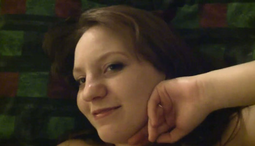 Frisky girl Jenny rubs her pussy and strokes her BF's cock in POV porn pics