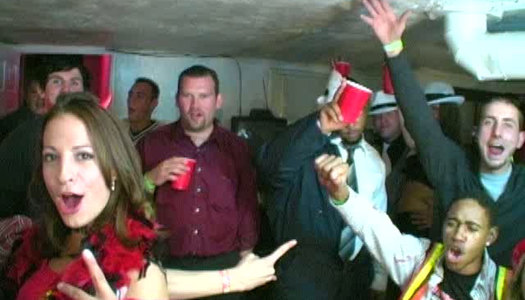 Funny girls are having sex fun after midnight party porn pics