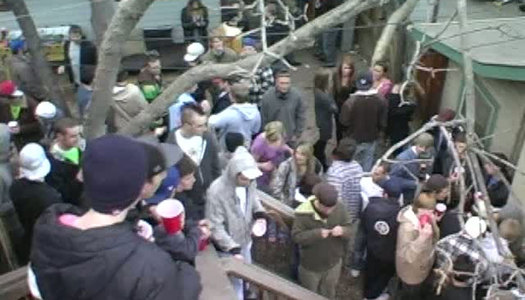 Two sweet lesbians are pleasing each other after party porn pics