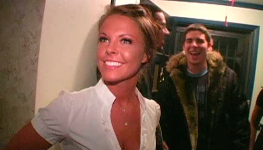 Big breasted brunette bombshell can handle several men at once porn pics