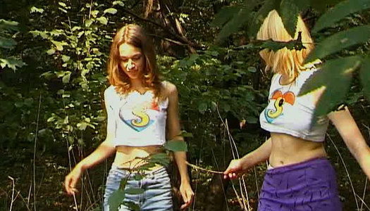 Sexy chicks with slim bodies tease each other tenderly and sensually porn pics