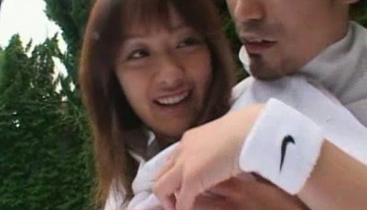 Delicious Japanese candy gets her hootchie finger stroked through pink panties porn pics