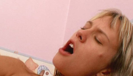 Feisty amateur girl moans wild masturbating with huge sex toy porn pics