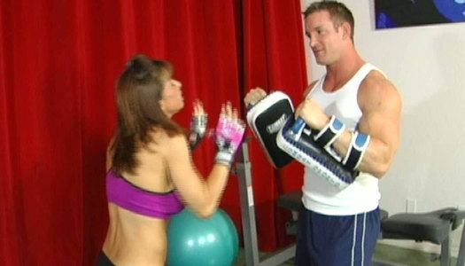 Sporty slut with big fake boobs gives deepthroat blowjob to her couch porn pics