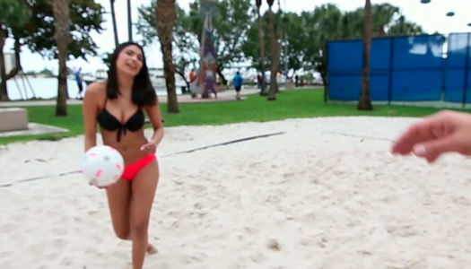 Curvy brunette sucks dick and gets her muff drilled doggy style porn pics