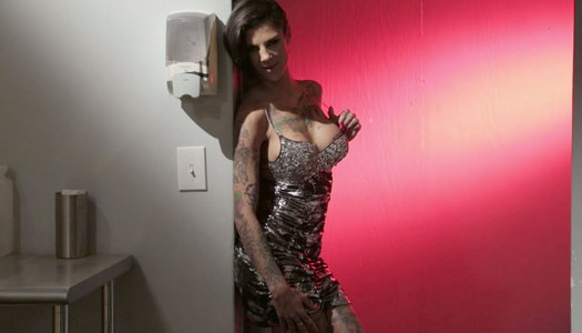 Tattooed harlot gives her client the best blowjob of his life porn pics