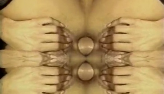 Blond slutty chick got her booty hole invaded in mish style porn pics