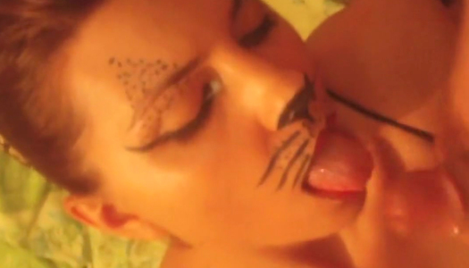 Halloween party with busty bitch ended with powerful hammering porn pics