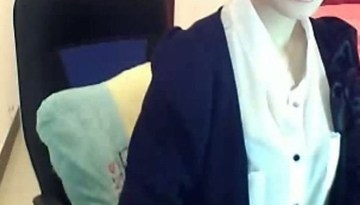 Tight and sexy Asian webcam lady takes off her jacket porn pics