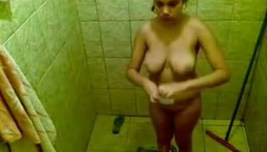 Hidden cam takes on video sexy body of this chick in the bathroom porn pics