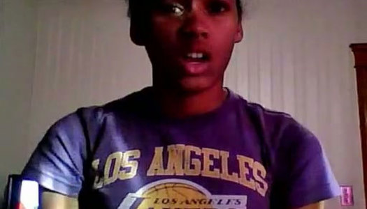 Freaky ebony girlie makes hot sex video with her participation porn pics