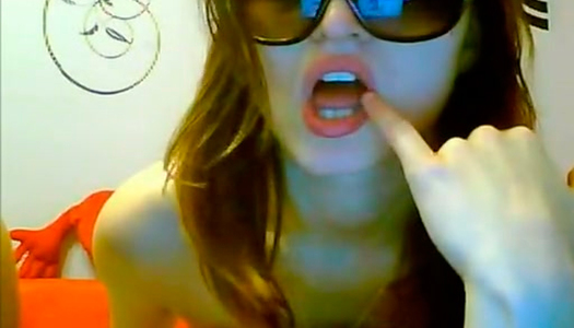 Frisky amateur girl is getting her pussy toy fucked porn pics