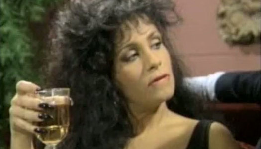 Salacious brunette drinking champagne and getting her pussy licked porn pics