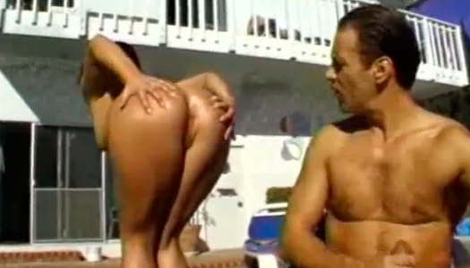 Brutal dawg eats throbbing asshole of booty babe outdoors porn pics