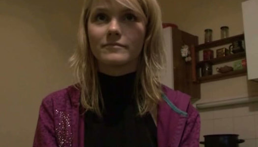 Hussy Czech girlfriend Katerina gives sensual blowjob on a pov camera porn pics