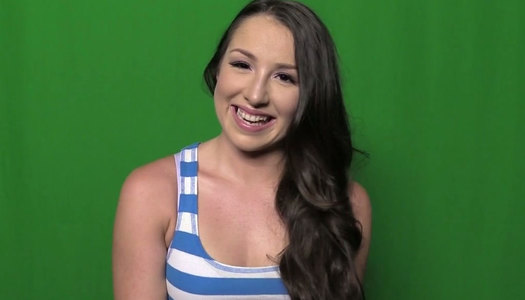 Slutty white teen Lola Foxx rests after hard interracial FMM fuck porn pics