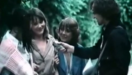 Horny brunette fan provides her idol singer with blowjob in changing room porn pics