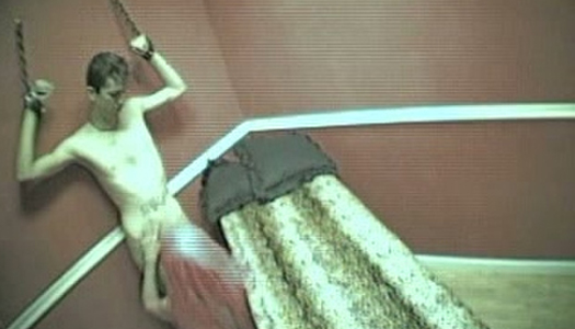 Pink haired punishes tied up boyfriend on a hidden camera porn pics