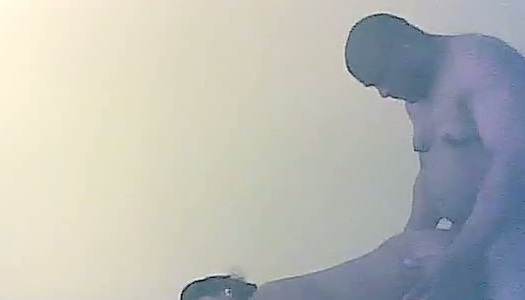 Amateur black couple has a really steamy fuck in doggy position on cam porn pics