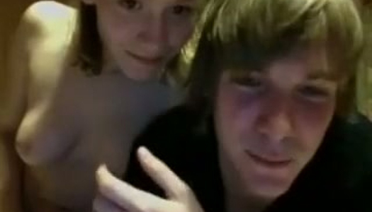 Busty light haired GF gets her twat fucked with dildo by boyfriend porn pics