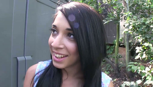 Sexy Portuguese bitch performs dirty deep throat outdoors porn pics