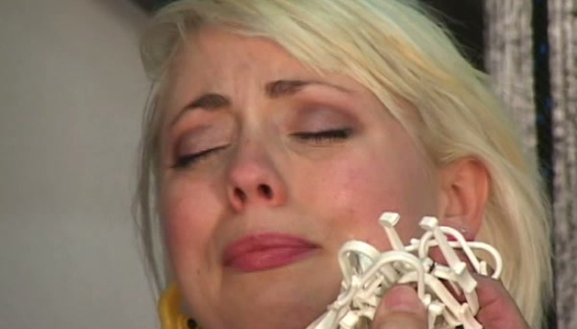 Clothed pins make her yummy muff hurt porn pics