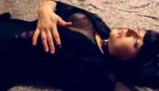 Spoiled black haired emo chick enjoys blowing tool and gets poked doggy porn pics